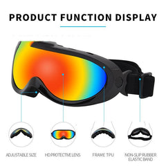Sandproof Mountaineering Ski Goggles for Outdoor Adventure Sports Protection