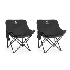 Folding Carbon Steel Camping Chair for Adults and Kids
