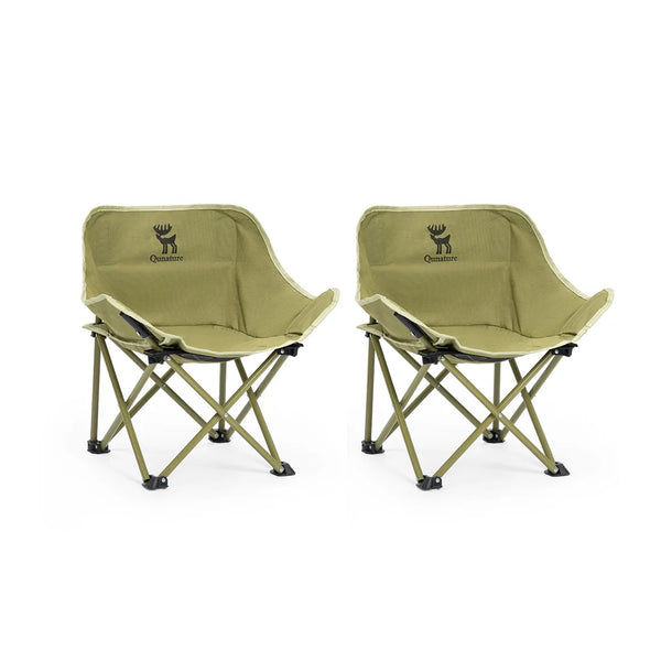 Folding Carbon Steel Camping Chair for Adults and Kids