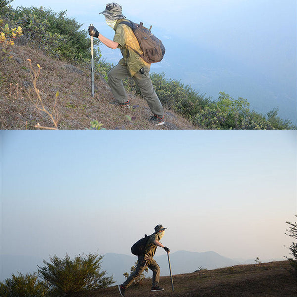 Multifunctional Tactical Hiking Stick for Outdoor Walking Adventures