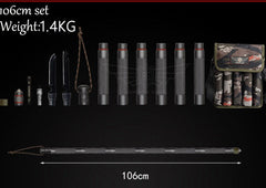 Multifunctional Tactical Hiking Stick for Outdoor Walking Adventures