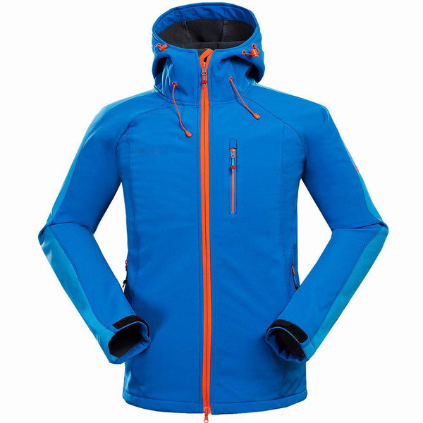 Men's Outdoor Windproof Soft Shell Mountaineering Camping Jacket Lightweight
