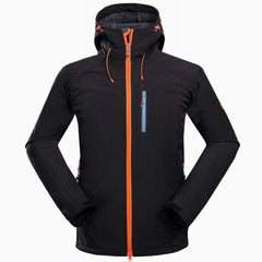 Men's Outdoor Windproof Soft Shell Mountaineering Camping Jacket Lightweight
