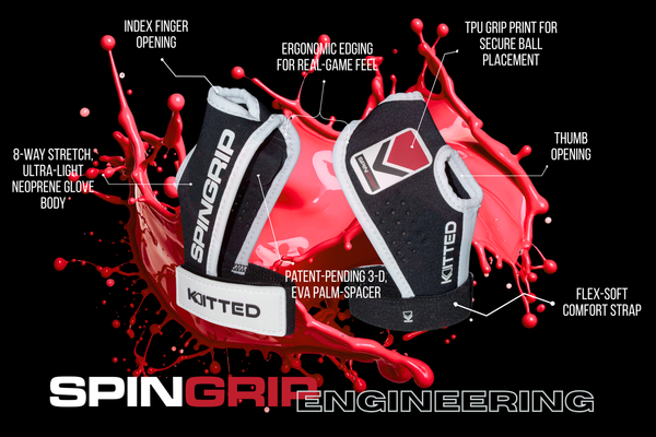 SpinGrip Baseball Training Ball for Pitching Practice
