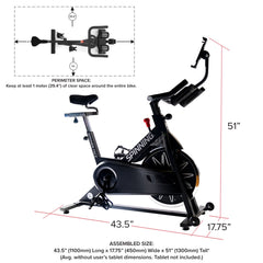 Pace Connected Spinner Bike Smart Indoor Cycling Trainer