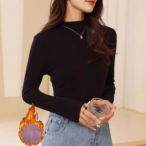 Women's Turtle Neck Thermal Underwear Long Sleeve Base Layer