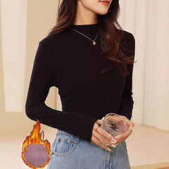 Women's Turtle Neck Thermal Underwear Long Sleeve Base Layer