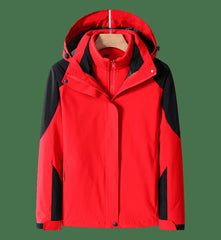 Three-in-One Waterproof Work Jacket with Removable Thermal Liner