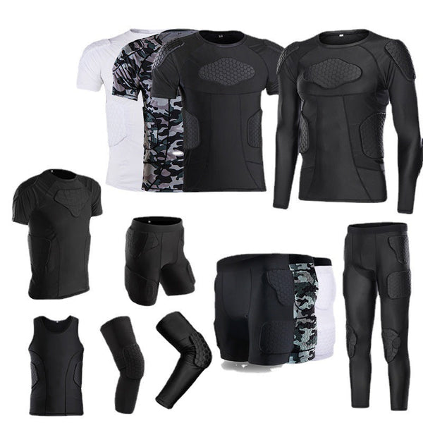 Anti-Collision Football Training Protective Olive Jersey Suit Equipment
