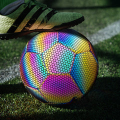 Reflective #5 Football Match Training Ball Durable