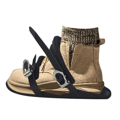 Mini Portable Adjustable Ski Boots with Double-Board Straps Outdoor