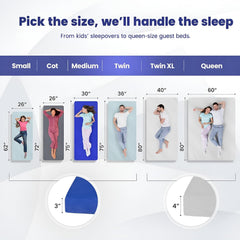 Matrix Air-Cell Memory Foam Camping Mattress Sleeping Pad Comfortable