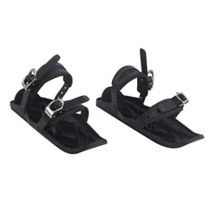 Mini Portable Adjustable Ski Boots with Double-Board Straps Outdoor