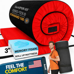 Matrix Air-Cell Memory Foam Camping Mattress Sleeping Pad Comfortable