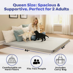 Matrix Air-Cell Memory Foam Camping Mattress Sleeping Pad Comfortable