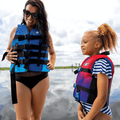Watersports Vis-Wave Adult Life Vest Blue