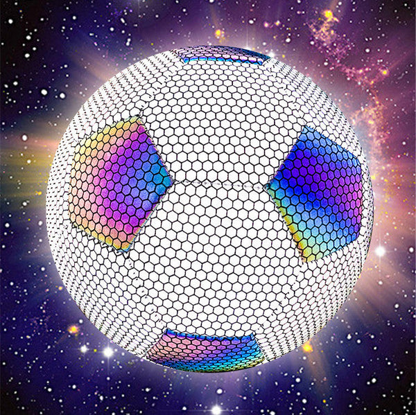 Reflective #5 Football Match Training Ball Durable