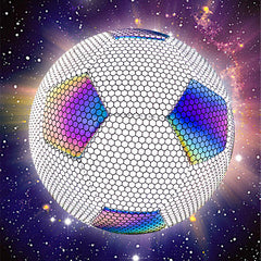 Reflective #5 Football Match Training Ball Durable