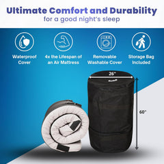 Matrix Air-Cell Memory Foam Camping Mattress Sleeping Pad Comfortable