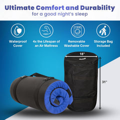 Matrix Air-Cell Memory Foam Camping Mattress Sleeping Pad Comfortable