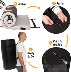 Matrix Air-Cell Memory Foam Camping Mattress Sleeping Pad Comfortable