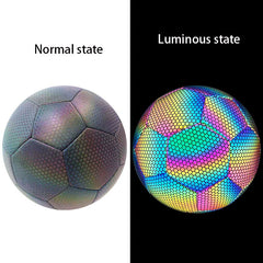 Reflective #5 Football Match Training Ball Durable