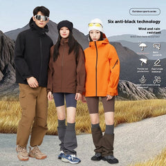 Mountain Hard Shell Windproof Waterproof Outdoor Mountaineering Jacket Breathable