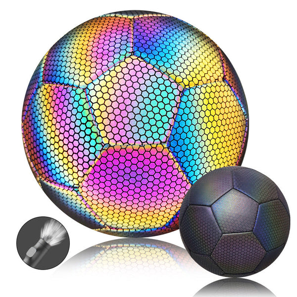 Reflective #5 Football Match Training Ball Durable