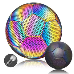 Reflective #5 Football Match Training Ball Durable