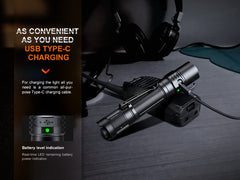 PD35R Compact Rechargeable Tactical LED Flashlight High Performance