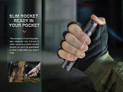 PD35R Compact Rechargeable Tactical LED Flashlight High Performance