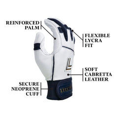 Legacy Series White Navy Sports Performance Athletic Gear