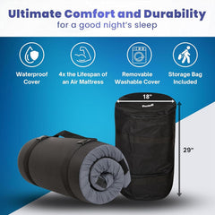 Matrix Air-Cell Memory Foam Camping Mattress Sleeping Pad Comfortable