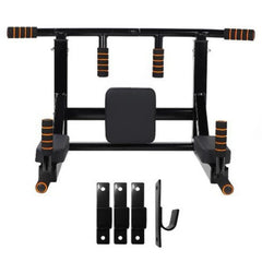 Wall Mounted Sandbag Rack with Pull Up Bars Fitness