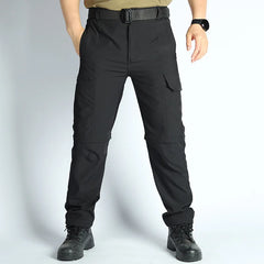 Men's Convertible Lightweight Waterproof Quick-Dry Hiking Pants Outdoor