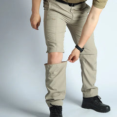 Men's Convertible Lightweight Waterproof Quick-Dry Hiking Pants Outdoor