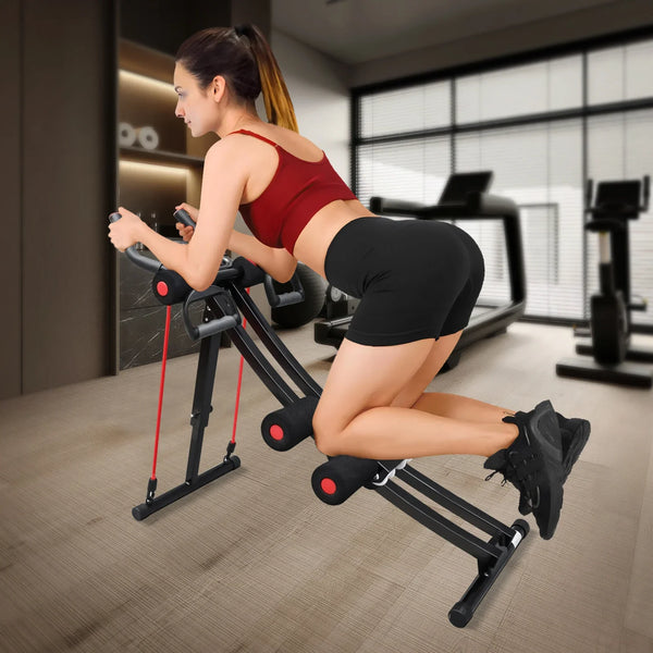 Foldable Ab Machine Core Trainer LCD Display