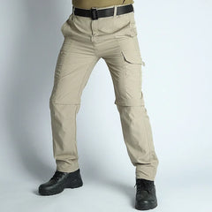 Men's Convertible Lightweight Waterproof Quick-Dry Hiking Pants Outdoor