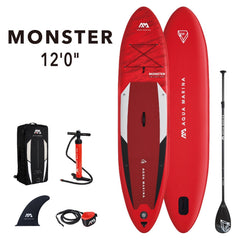 Aqua Marina 12' Inflatable All-Around Paddle Board SUP