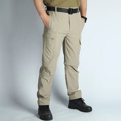 Men's Convertible Lightweight Waterproof Quick-Dry Hiking Pants Outdoor