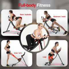 Foldable Ab Machine Core Trainer LCD Display