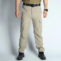 Men's Convertible Lightweight Waterproof Quick-Dry Hiking Pants Outdoor