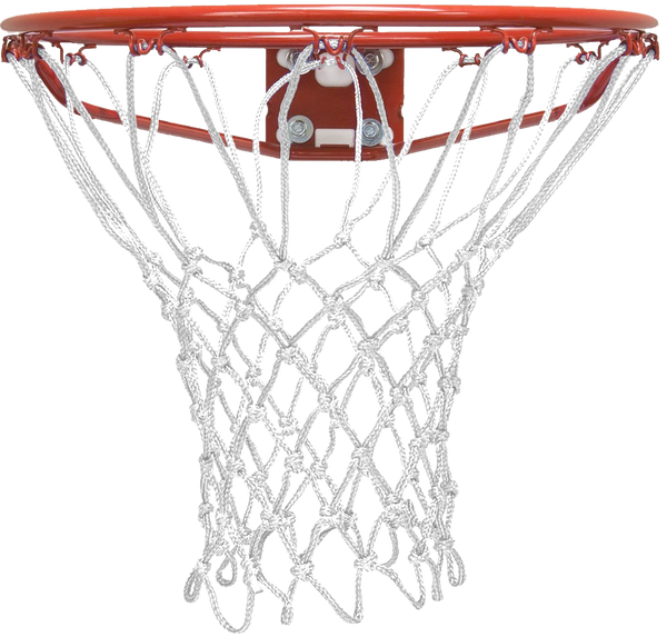 Heavy Duty Brilliant White Basketball Rim Net Durable Replacement