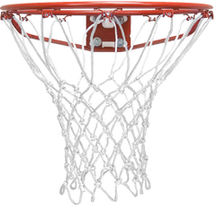 Heavy Duty Brilliant White Basketball Rim Net Durable Replacement