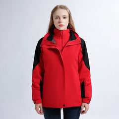 Three-in-One Waterproof Work Jacket with Removable Thermal Liner
