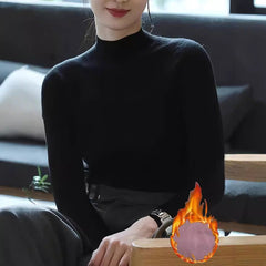 Women's Turtle Neck Thermal Underwear Long Sleeve Base Layer