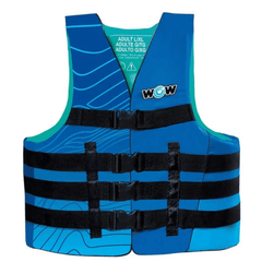Watersports Vis-Wave Adult Life Vest Blue