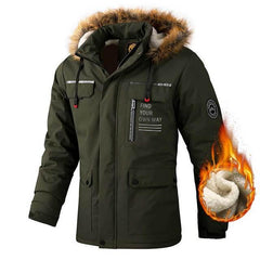 Men's Waterproof Windproof Hooded Winter Outdoor Softshell Jacket Breathable