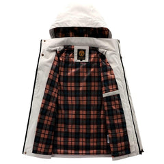 Men's Waterproof Windproof Hooded Winter Outdoor Softshell Jacket Breathable