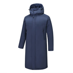 Outdoor Thick Windproof Waterproof Long Cotton Shell Jacket